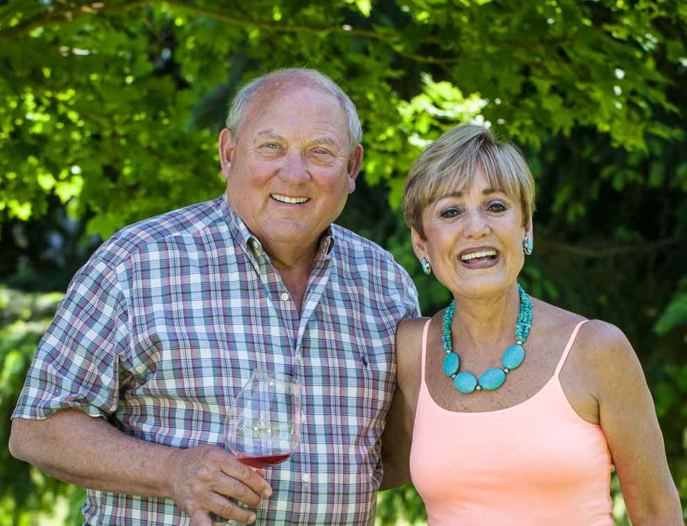 Bill and Sheila Blakeslee of Blakeslee Vineyards in Sherwood, OR Bill and Sheila Blakeslee of Blakeslee Vineyards in Sherwood, OR