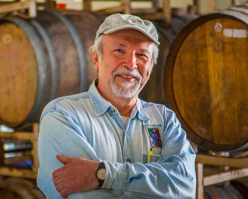 John Platt of Helvetia Winery, Hillsboro, OR in the Tualatin Valley