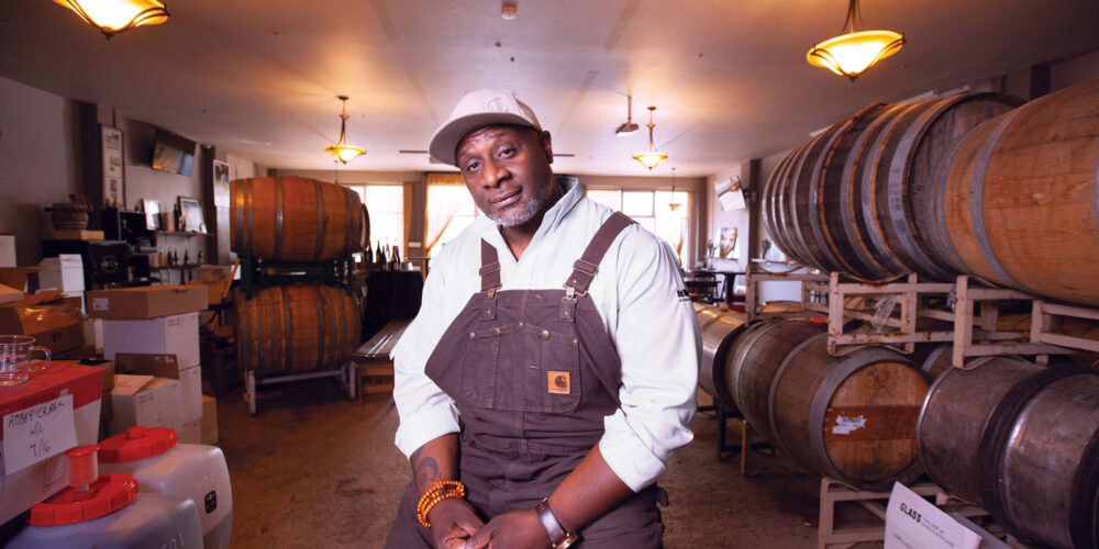 Bertony Faustin of Abbey Creek Winery