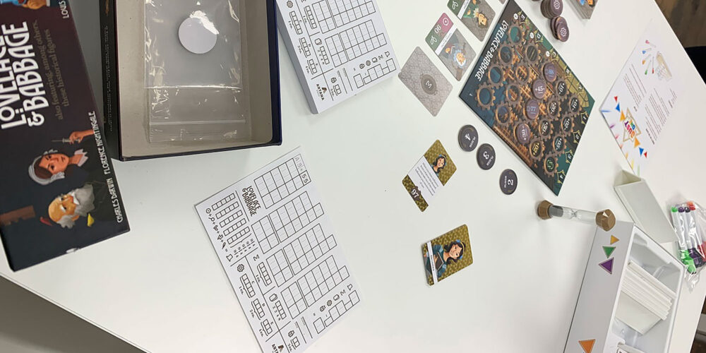 boardgame on a table