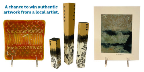 win local art prizes