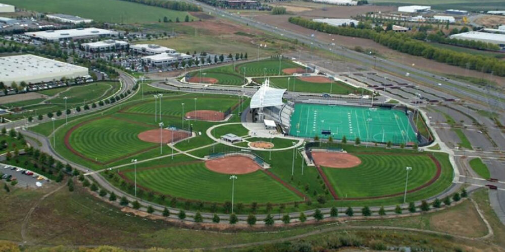 overhead view of the Gordon Faber Recreation Complex
