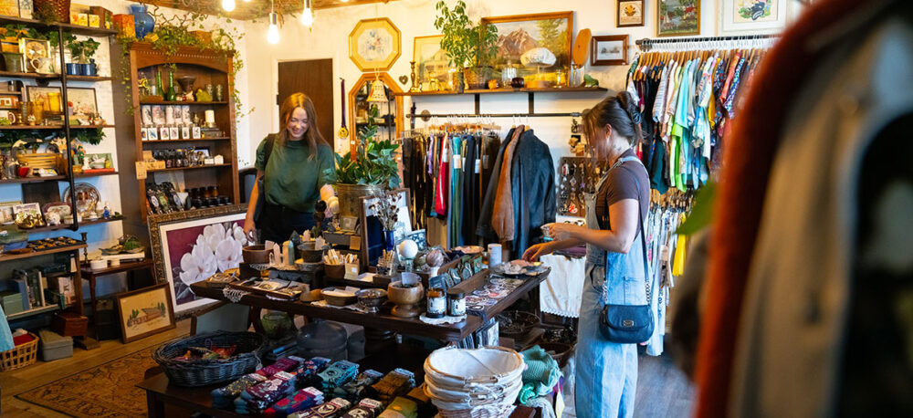 Image of two women shopping