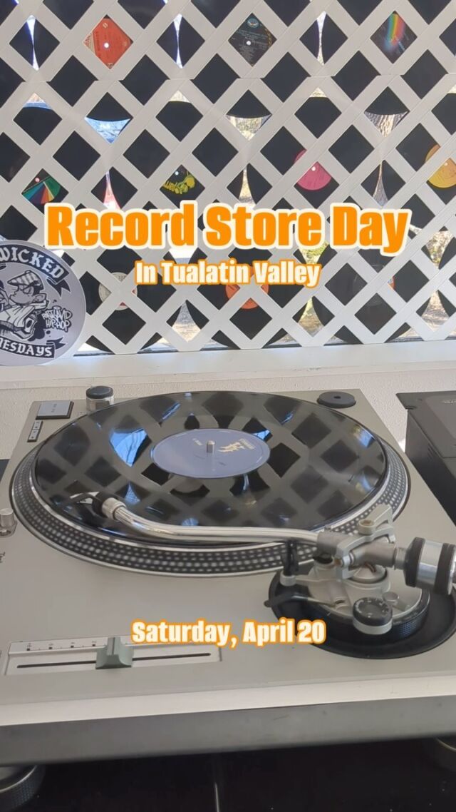 Get your vinyl fix on Record Store Day. April 20th is a day to celebrate local independent record stores! Get limited new releases and mix and mingle with your fellow music lovers. Tualatin Valley is home to two independent record stores, @exiledrecords and @503recordsllc so be sure to check them out!