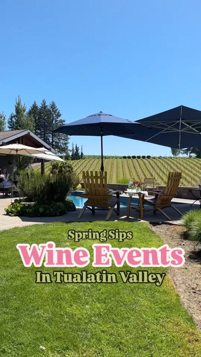 Spring Sips wine events are in full swing here in Tualatin Valley! Check out what @morethanthevine got up to this weekend. 🌸 If you know us, you know we LOVE a great Wine Adventure and we kicked off @springsips week (May 10th-19th) at some AMAZING locations

@tualatinvalley wineries & tasting rooms are hosting Special Wine Events to celebrate & provide an ideal springtime escape just minutes outside of Portland @shumakervineyards provided a fun toast to ALL moms ( ) with delicious mimosas showcasing their 2022 Blanc de Blanc & a great home-away-from-home type vibe. It’s the ideal spot for a relaxing day out in the sun or lounging poolside, so make sure to stop by and say hi to Doug for us!

If you’re looking for a more interactive escape, go chat with Emily @geminivineyards She’s currently taking peeps through a Sip & Stroll amongst some of their grape varietals while you taste through a few of their newly released wines You’ll get to see some AMAZING views & if you’re lucky get greeted by some of their babydoll sheep flock or playful young lambs before ending up at cute & cozy gazebo to finish your flight.

We personally cannot wait to revisit these locations and enjoy some more sunshine & great wine so close to home!

#exploretualatinvalley #wineevents #wineparty #wineadventures #wineexperience #winehike #backyardvibes #mimosas #vineyardviews #winetasting #winetime